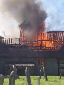 Photos taken during the fire (Rodney Skinner)